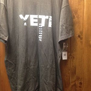 New men's yeti t-shirt